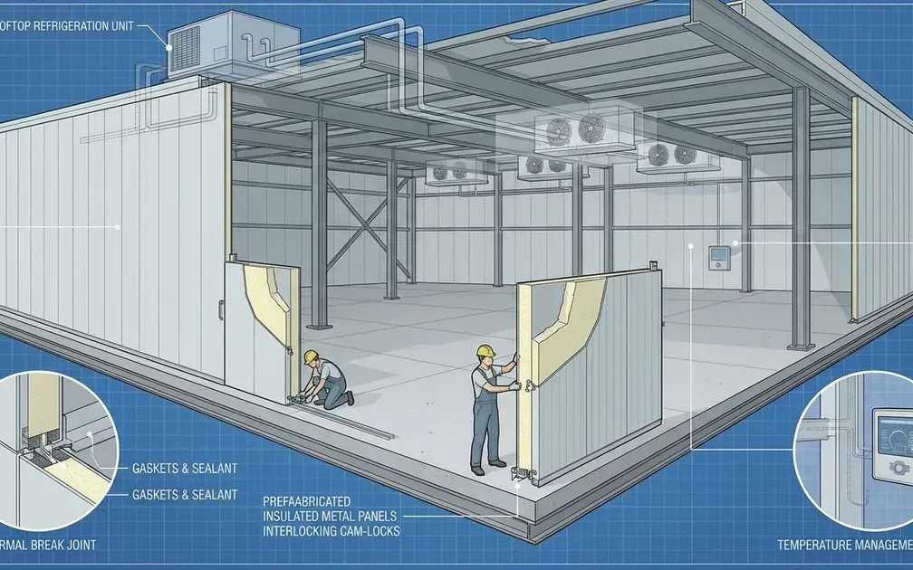 Panel Cold Storage: Ukuran dan Spesifikasi untuk Cold Room