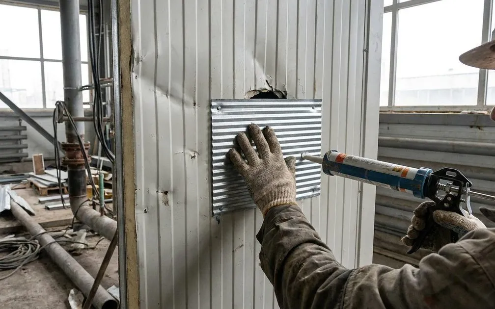 Menambal Sandwich Panel Berlubang: Panduan Perbaikan Tanpa Ganti Panel