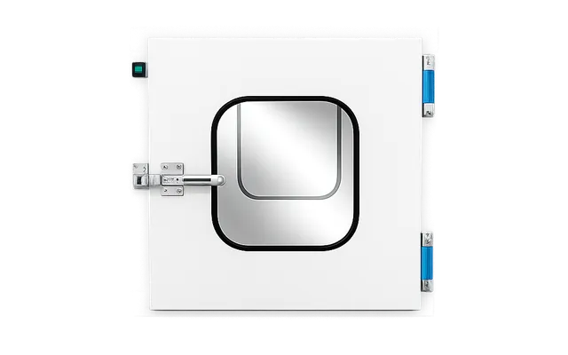 Cleanroom Pass Through Box With Reduced Contamination And Improved Efficiency