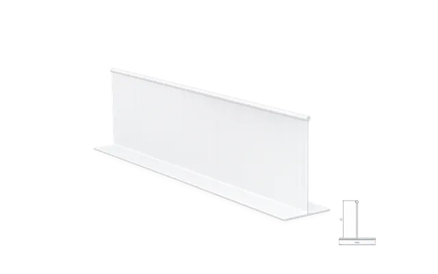 Aluminium T Bar Besar Powder Coated