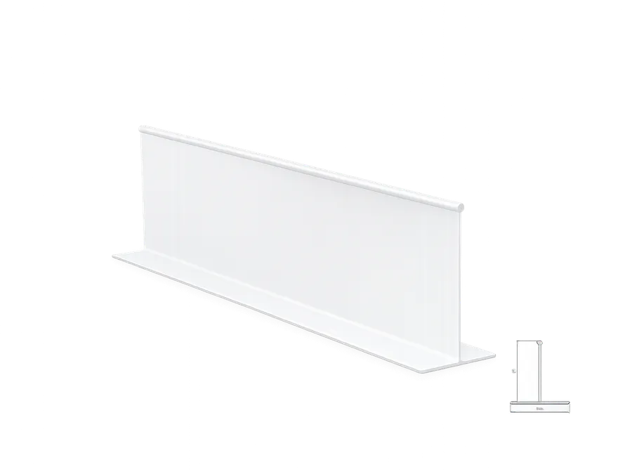 Aluminium T Bar Besar Powder Coated